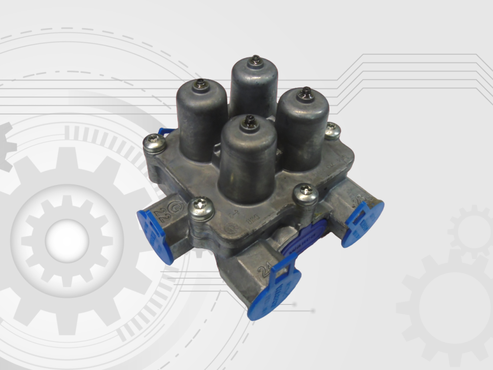 Купить Клапан тормозной пневматический четырехконтурный JAC N200 N350 59480-Y43G6 59480Y43G6