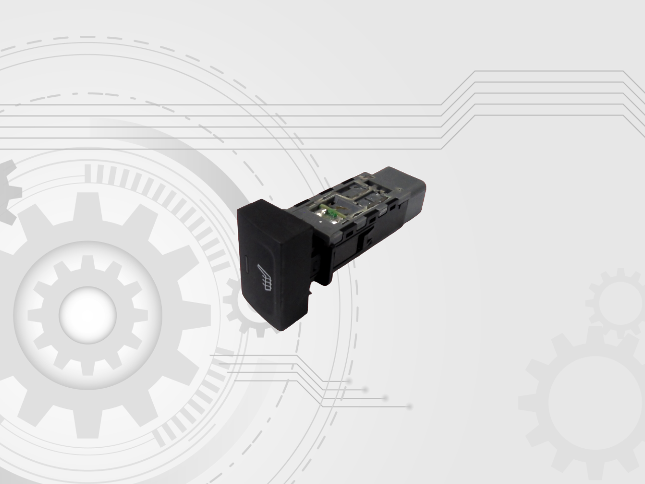Переключатель обогрева сидения водителя JAC N25 N35 3750370W5038