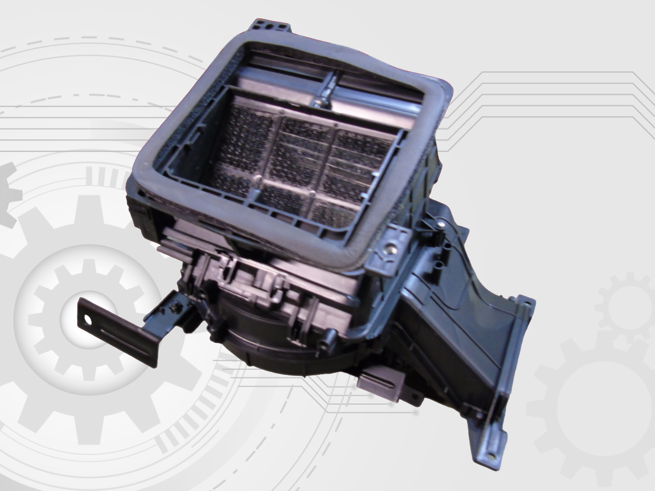 Моторчик отопителя в сборе JAC N56 8104100LD011
