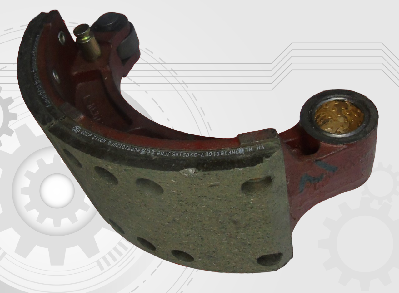 Колодка тормозная передняя верхняя в сборе JAC N90 3501040LE710