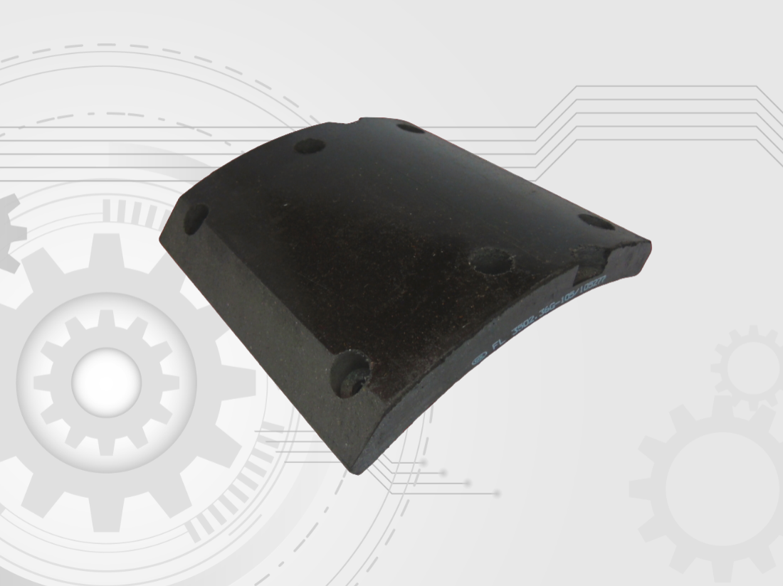 Накладка задней тормозной колодки КАМАЗ КОМПАС 12 3502.36G-105 350236G105