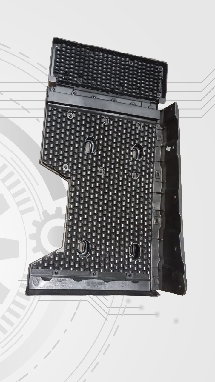 Брызговик правый в сборе передней оси JAC K7 8403210Y8089