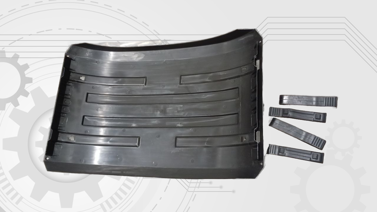 Брызговик задней оси средняя часть JAC K7 8511090Y8010