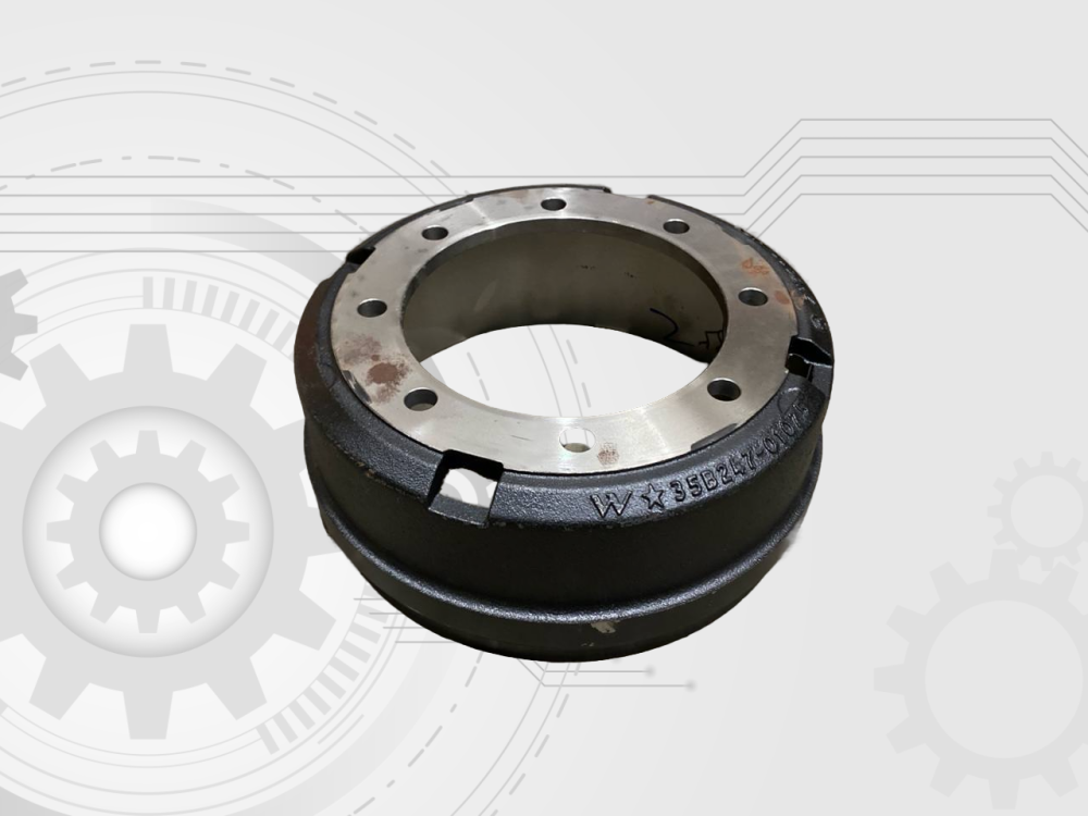 Купить Барабан тормозной передний к колесам R19,5 JAC N120 35B247-01075 35B24701075