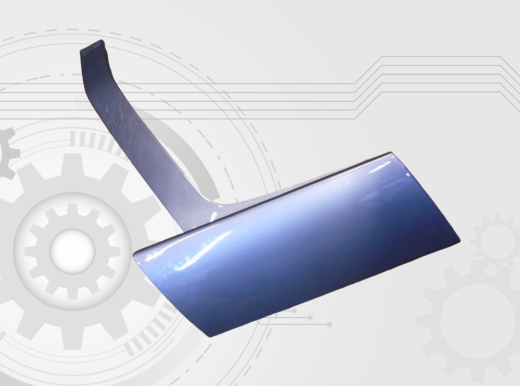 Накладка бампера левая возле фары серая JAC K7 2803123Y8010-0M0Z 2803123Y80100M0Z