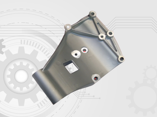Кронштейн компрессора кондиционера JAC N25 N35 1025020FD020
