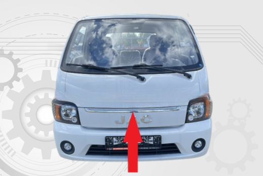 Планка декоративная на передней панели кабины JAC 5301100W5000